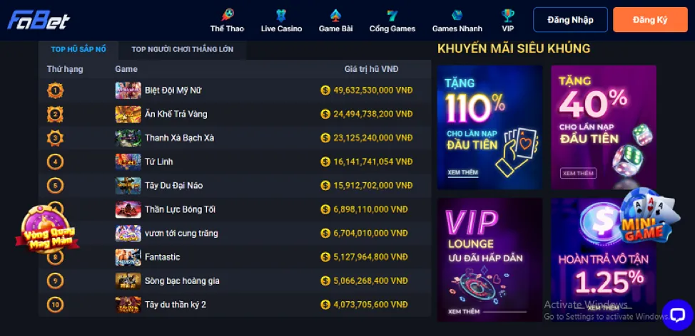 Hình ảnh các trò chơi đa dạng tại xbet